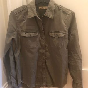 Hollister Military Button Down